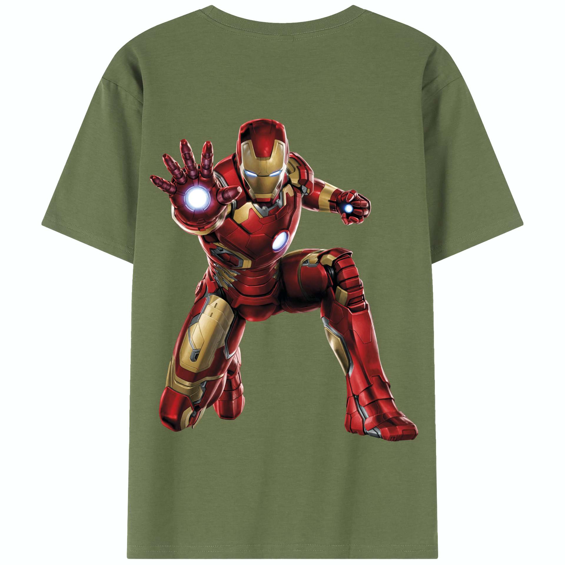 （画像用） アベンジャーズ The Avengers 綿100％半袖Tシャツ（背面プリント）
